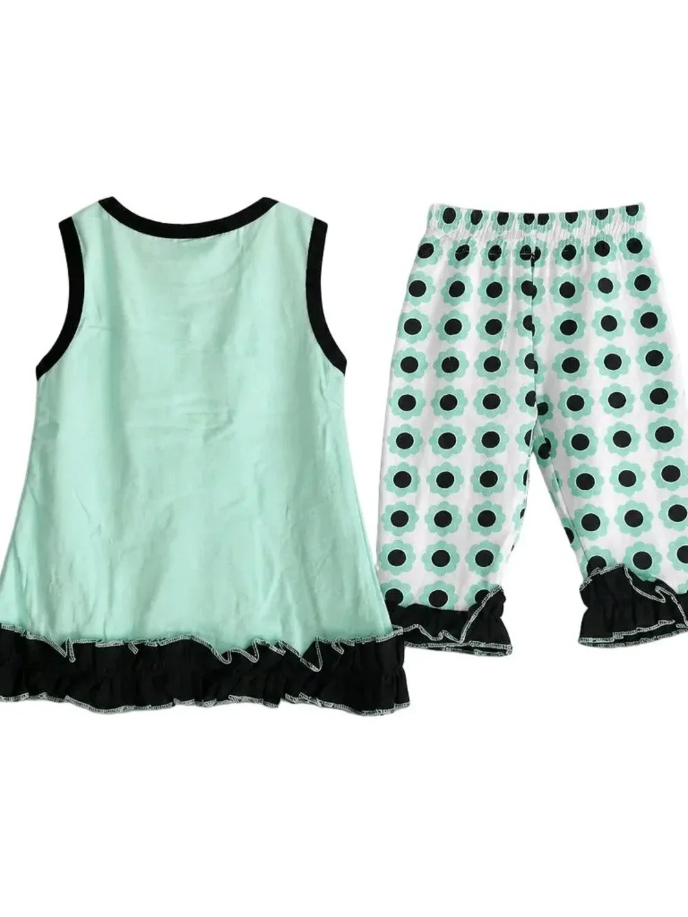 Blessed Mess Child of God Mint Color Two Piece Cotton Outift